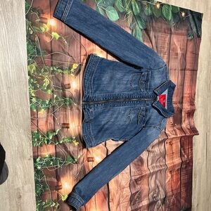 Guess Women's Blue Denim Jean Jacket